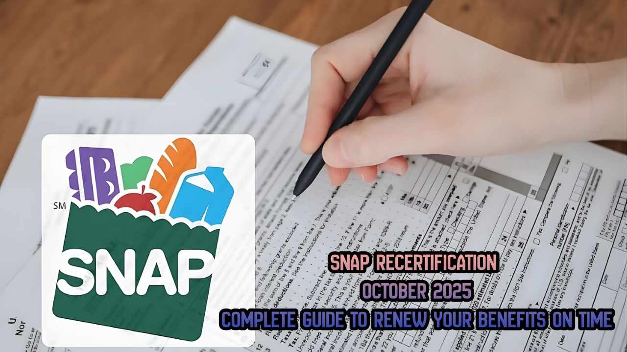 SNAP Recertification October 2025